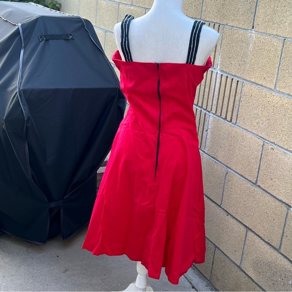 Switchblade Stiletto black and red sundress - Picture 3 of 5